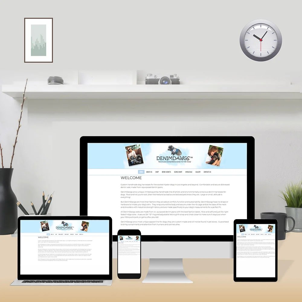 DenimDawgs - Website design
