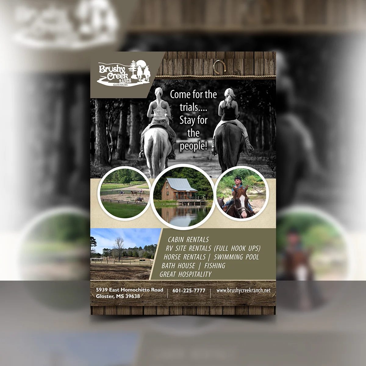 Brushy Creek Ranch - Flyer design
