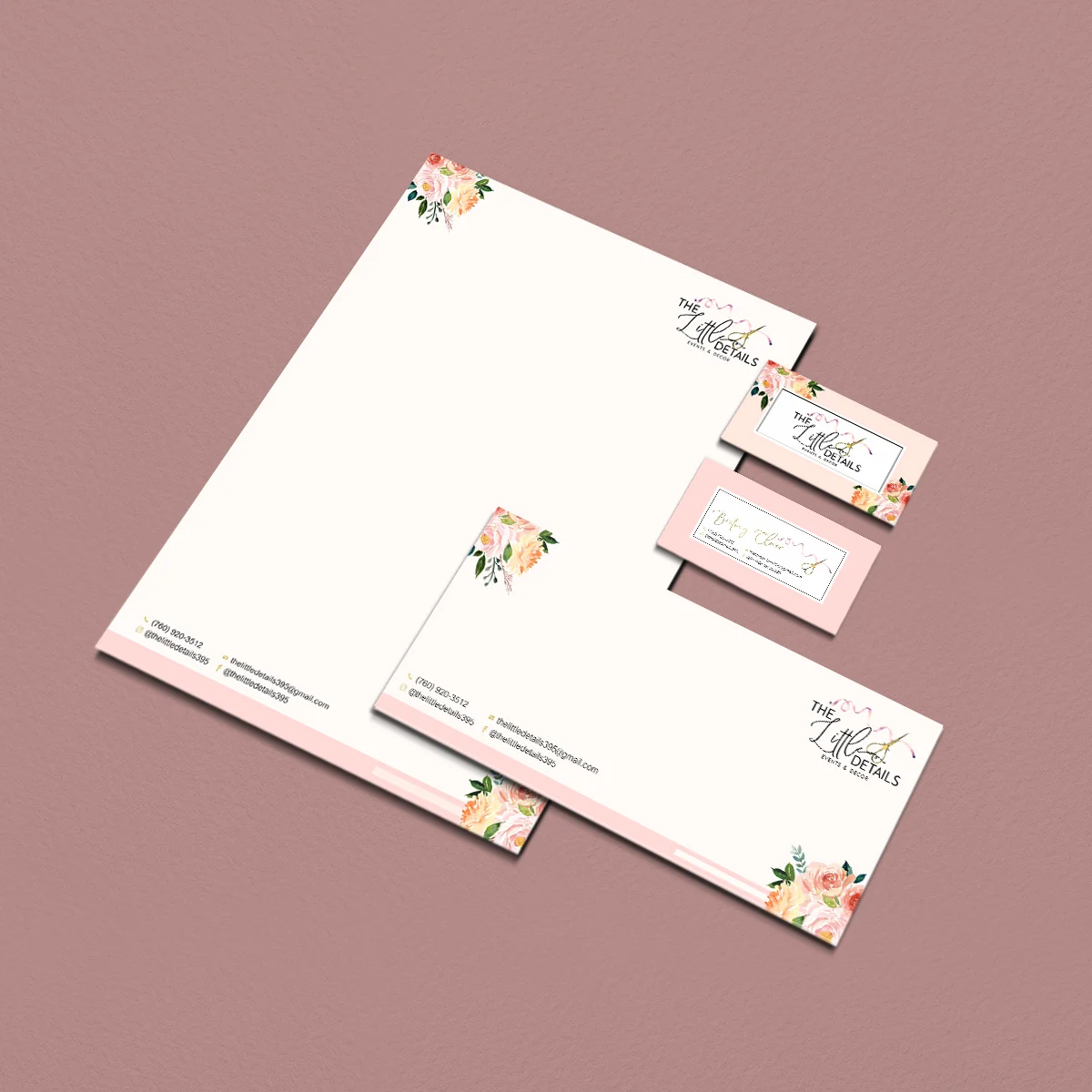 The Little Details - Stationery design