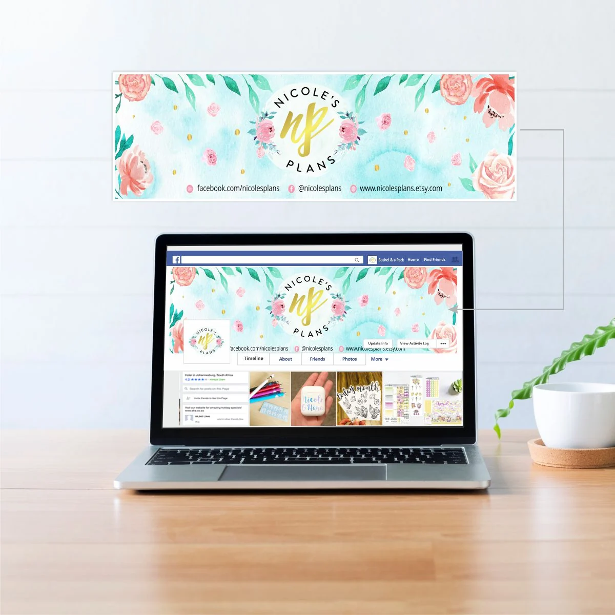 Nicole’s Plans - Banner Cover design