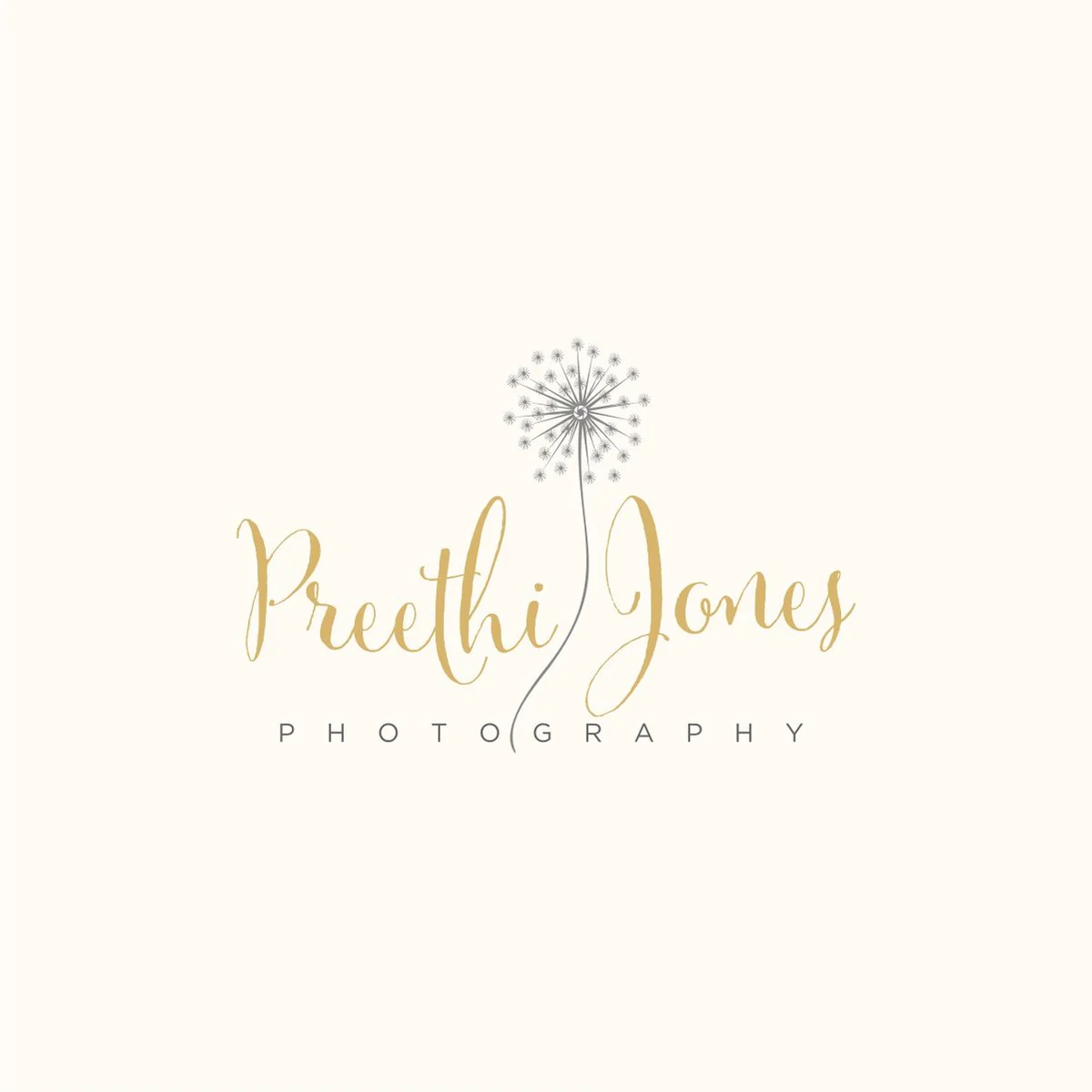 Preethi Jones Photography - Logo design
