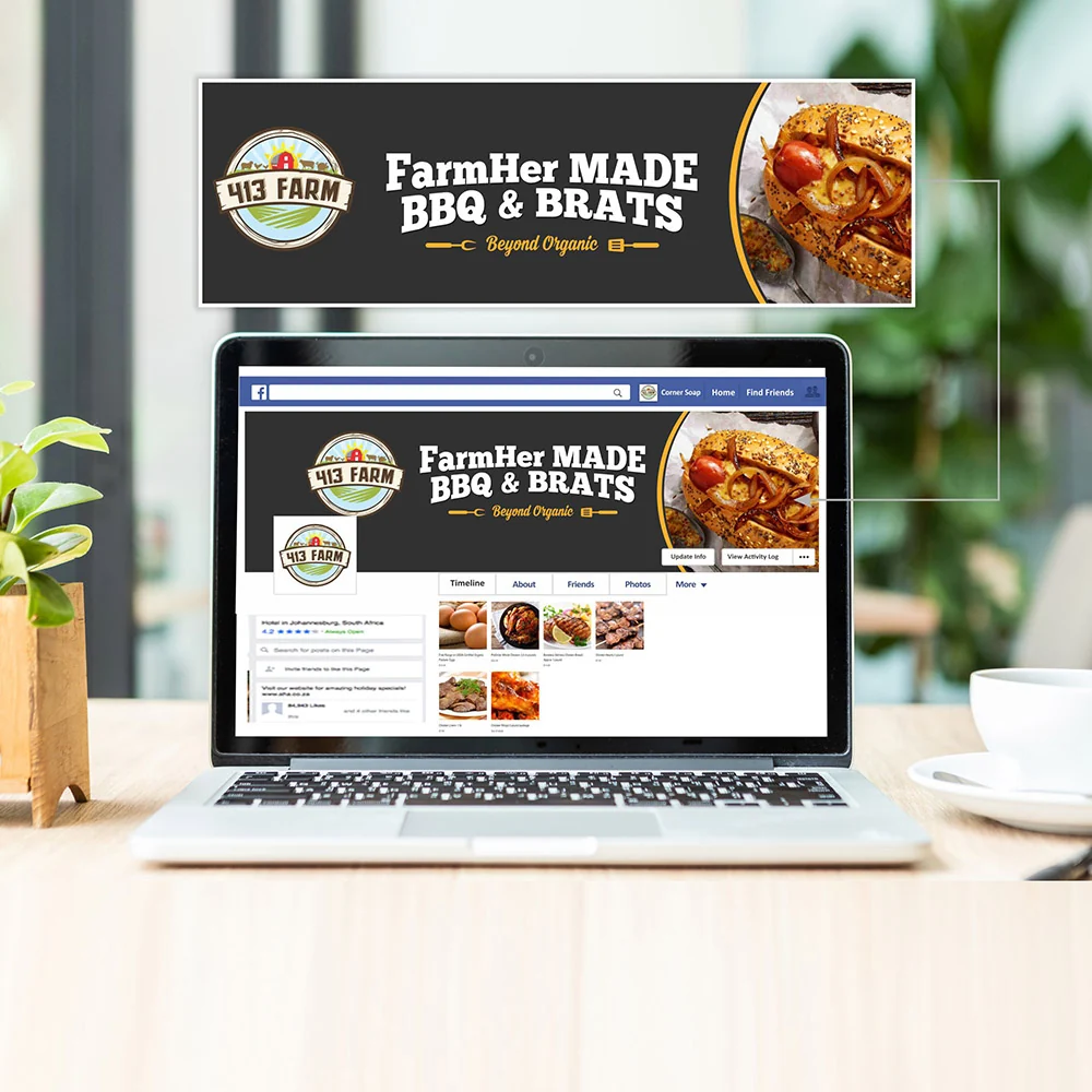 413 Farm - Banner Cover design