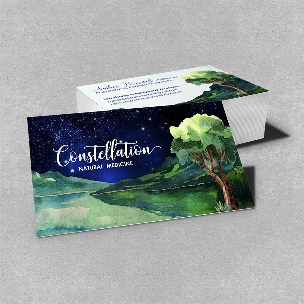 Constellation Natural Medicine - Business Card design