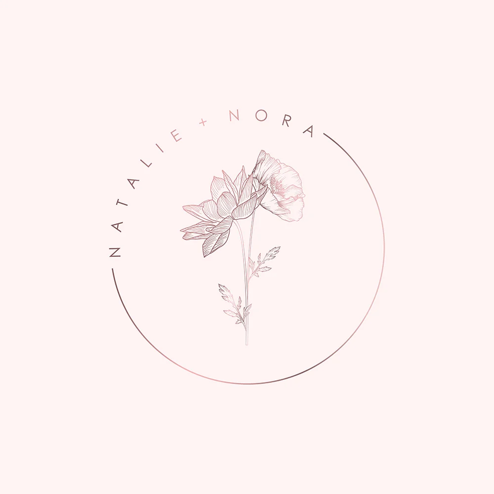 Natalie + Nora - Logo design