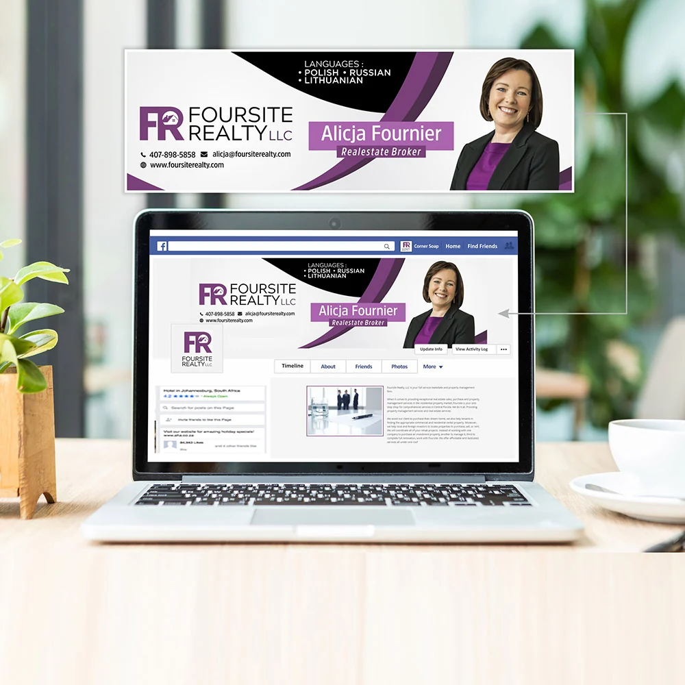 Foursite Realty - Banner Cover design