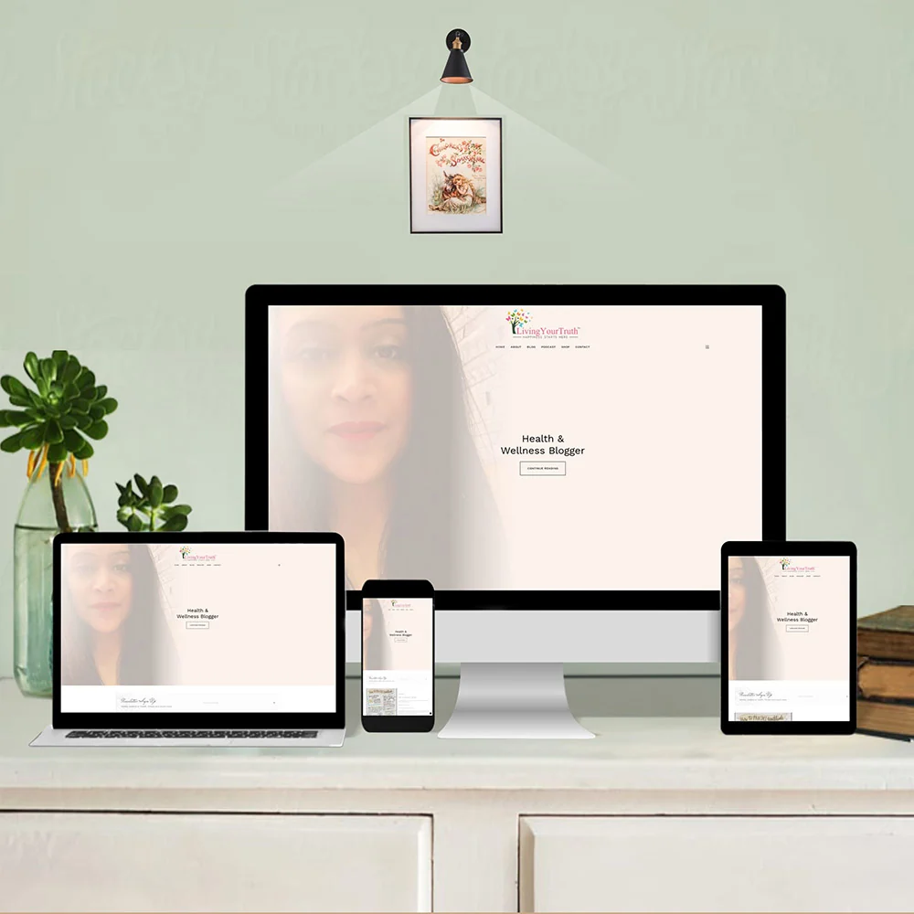 Living Your Truth - Website design