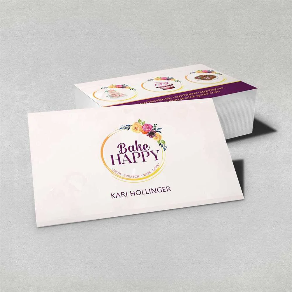 Bake Happy - Business Card design