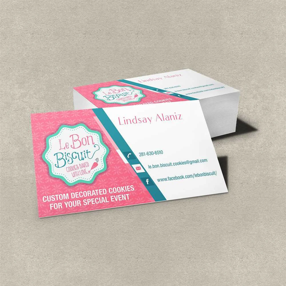 Le Bon Biscuit - Business Card design