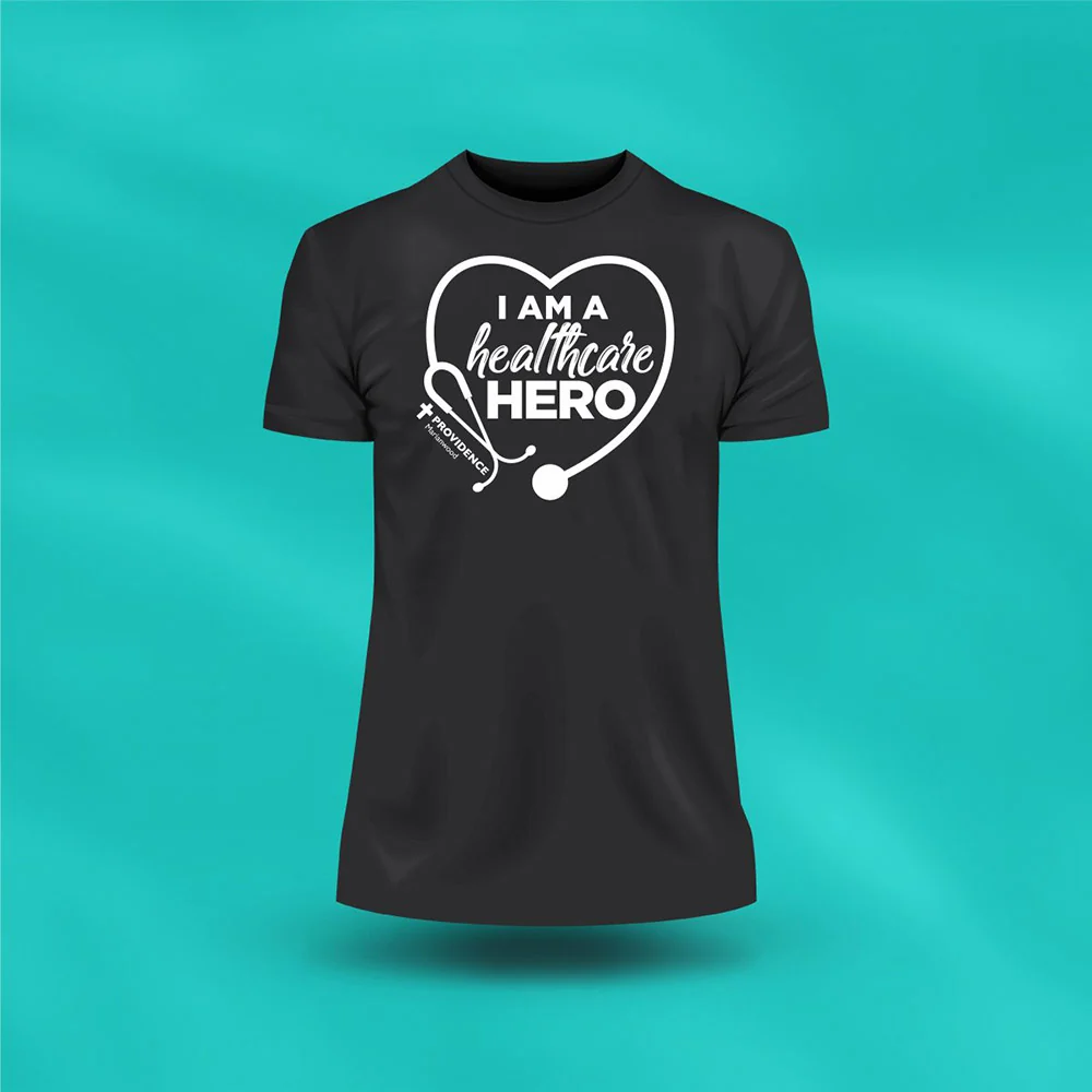 Healthcare Hero - Tshirt design
