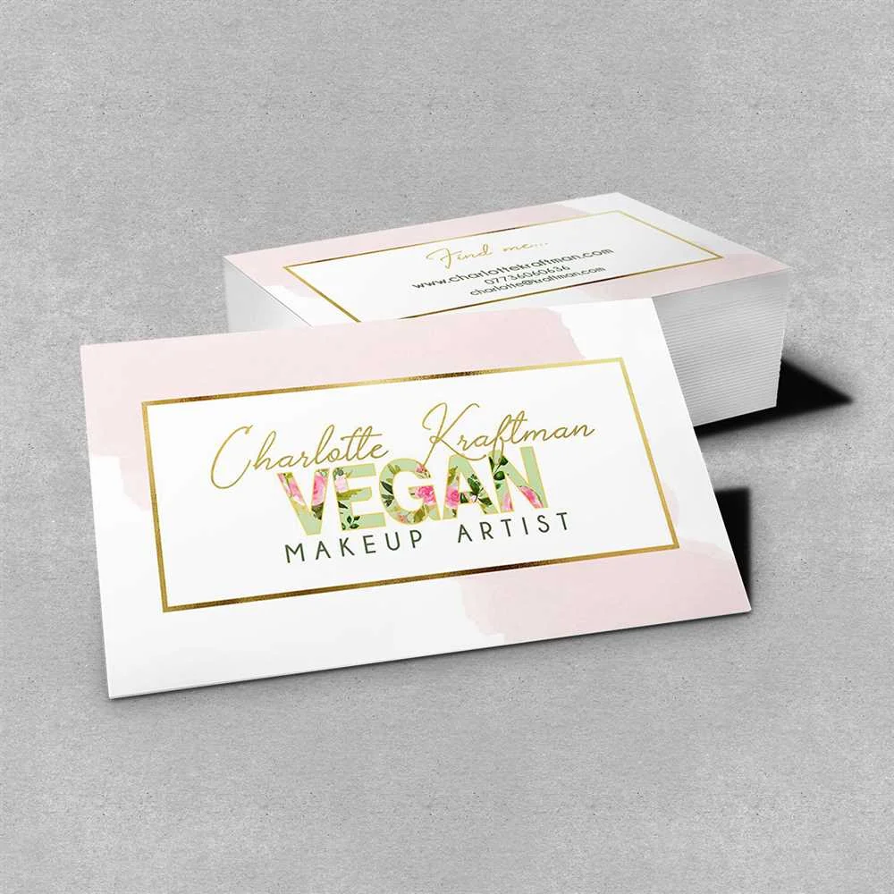 Charlotte Kraftman - Business Card design